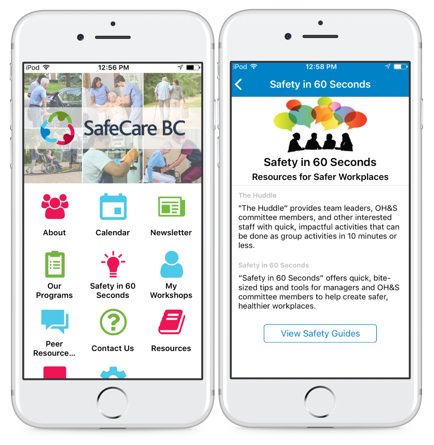 mobile app Info Grove